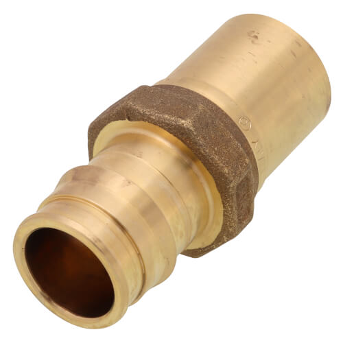 Uponor LFP4501010 Adapter 1 Inch PEX x Copper 250 psi Brass