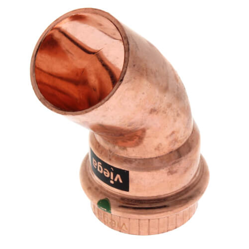 Viega 77058 ProPress 45 Street Elbow Copper 1 inch Fitting