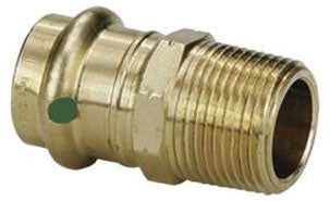 Viega 79225 ProPress 3/4 x 1/2 Bronze Male Adapter Lead Free