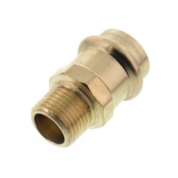 Viega 79225 ProPress 3/4 x 1/2 Bronze Male Adapter Lead Free