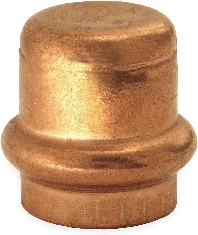 Viega 77712 ProPress Cap 1/2 Inch Copper 200 PSI