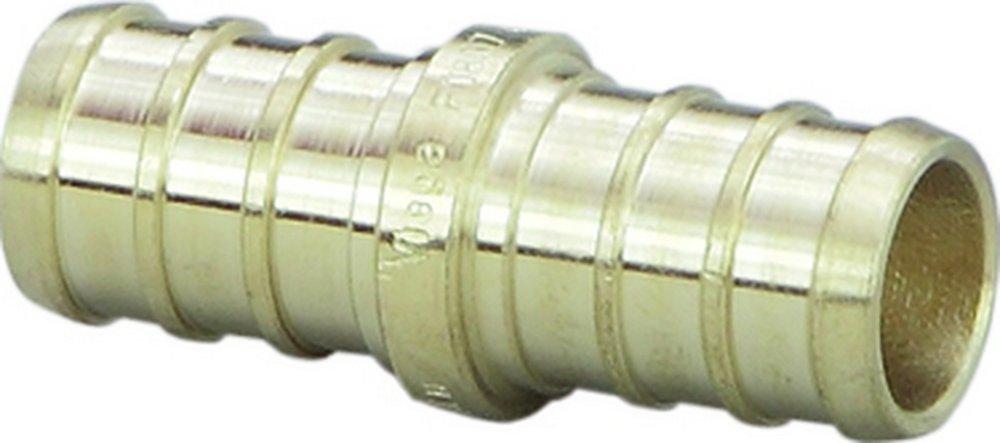 Viega 46454 Brass PEX Crimp Coupling 1 X 3/4 Inch No Lead