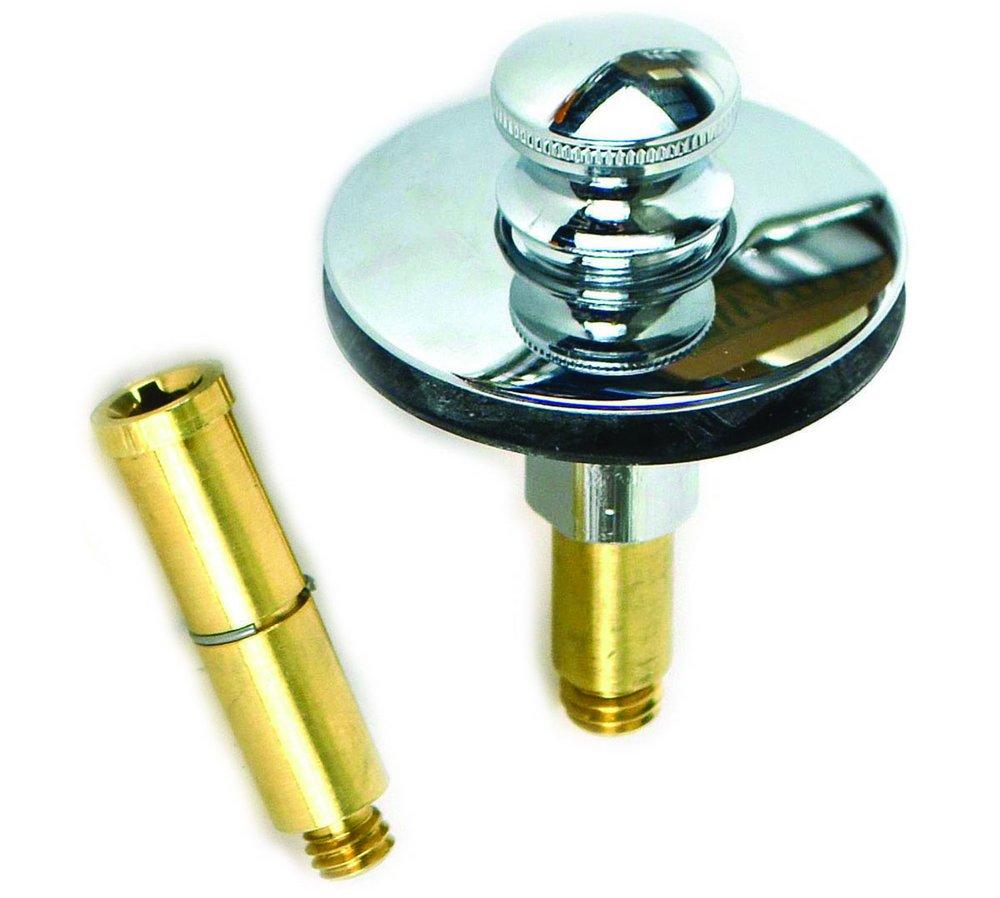 Watco 38516-CP Push Pull Replacement Stopper with 5/16 and 3/8 Pins Chrome Plated