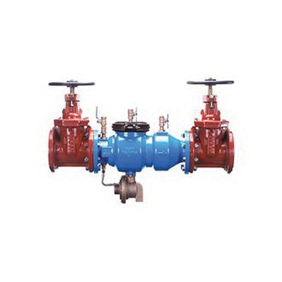 Zurn Wilkins 212-375 375 2-1/2 in. Ductile Iron Barbed 175 psi Reduced Pressure Principle Backflow Preventer