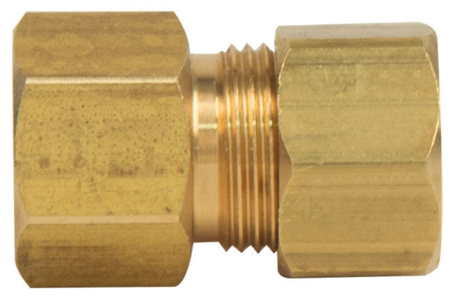 BrassCraft 462-6-6X 3/8 Inch Female Flare x 3/8 Inch Compression Adapter Lead-Free