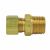 BrassCraft 68-6-6X Adapter 3/8 OD by 3/8-Inch Male Reducing Lead-Free Brass