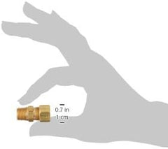 BrassCraft 68-6-4X Reducing Adapter 3/8 Inch OD x 1/4 Inch Comp x MNPT