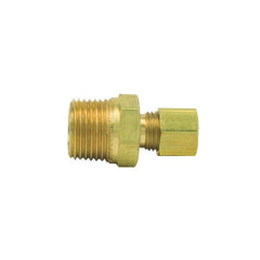 BrassCraft 68-4-4X 1/4 inch OD by 1/4 inch Male Reducing Adapter Lead-Free, Rough Brass