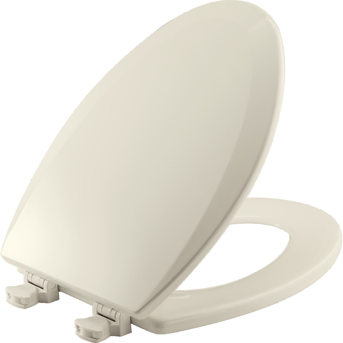 Bemis 1500EC346 Elongated Enameled Wood Toilet Seat Biscuit Easy Clean