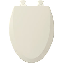 Bemis 1500EC346 Elongated Enameled Wood Toilet Seat Biscuit Easy Clean