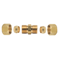 Brasscraft 62-6X Union Rough Brass 3/8 OD x 3/8 OD