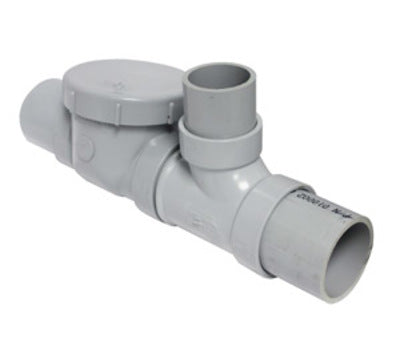 Canplas 3922120AS Endura 2 x 2 x 1-1/2 in. Spigot 20 GPM PVC External 2-Piece Flow Control Device, Gray