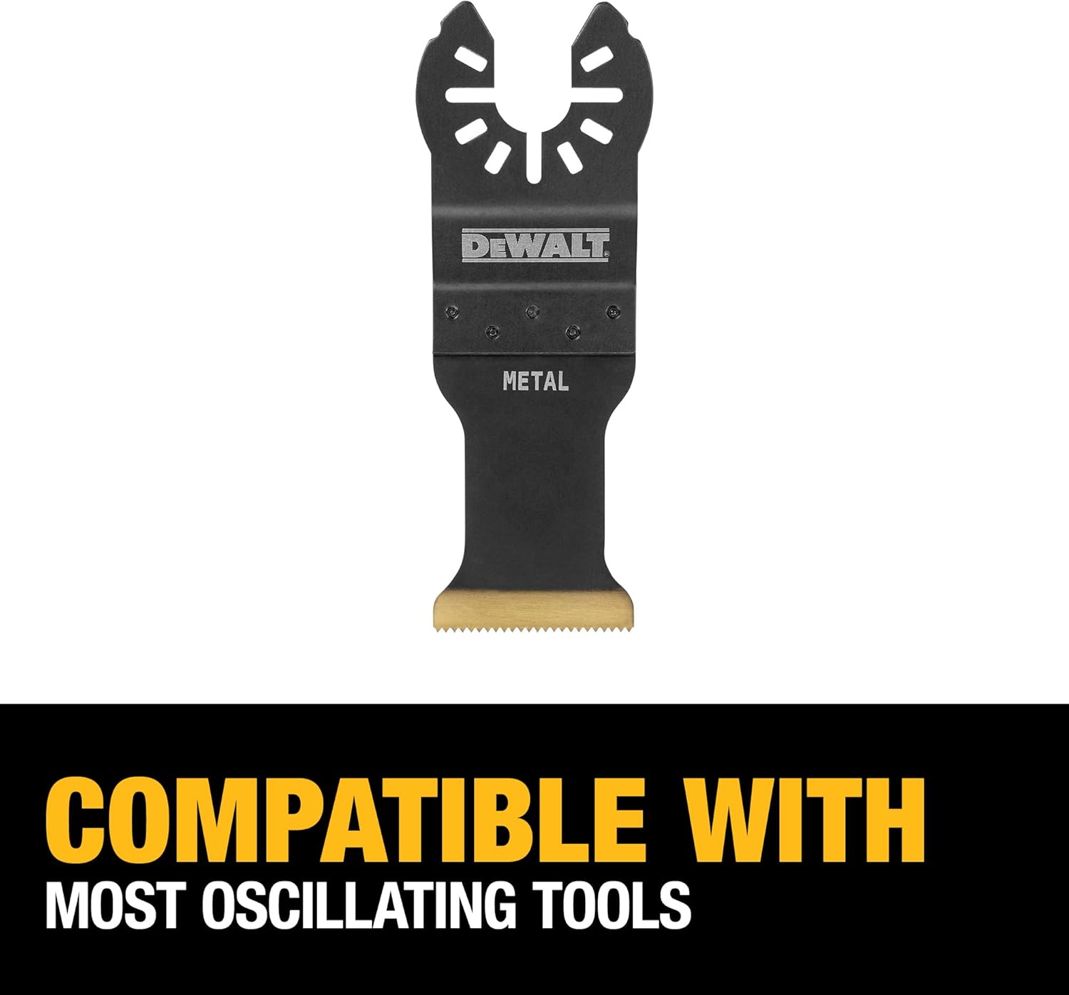 DeWalt DWA4209 Titanium Metal Oscillating Tool Blade 3.81 Inch 5.75 Inch