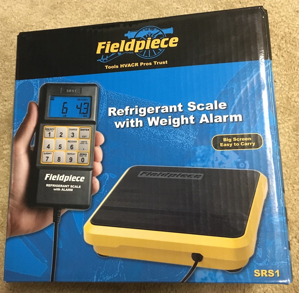 Fieldpiece SRS1 Residential, Light Commercial Refrigerant Scale 110 lb Capacity