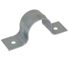 Gene Rich 1546F 3 In. IPS Galvanized Steel 2-Hole Pipe Strap