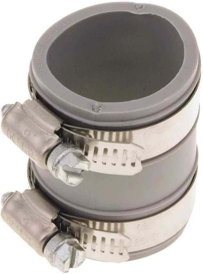 Fernco TC-150 1-1/4 or 1-1/2 Tubular Drain Pipe Connector