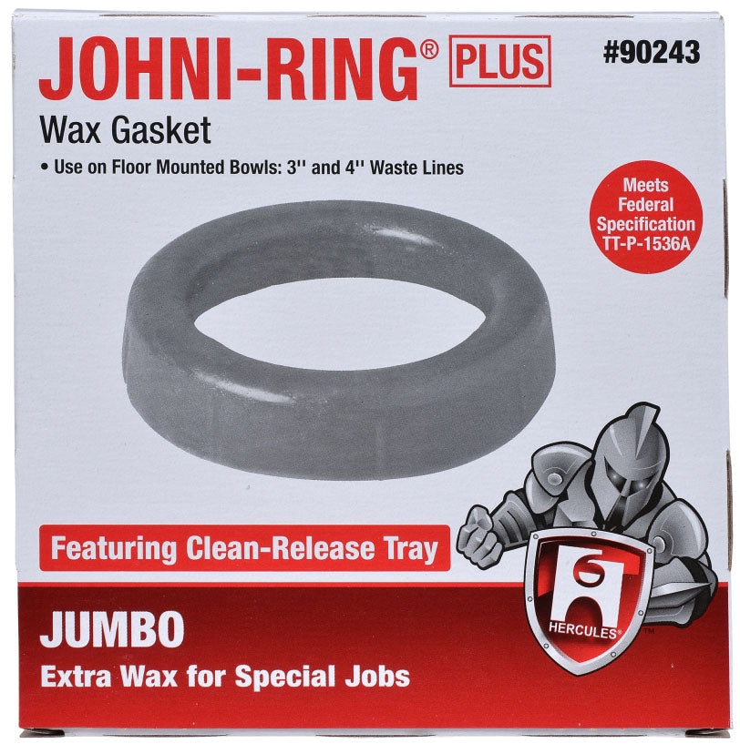 Hercules 90243 Johni-Ring Jumbo Wax Ring for 3 or 4 Waste Lines