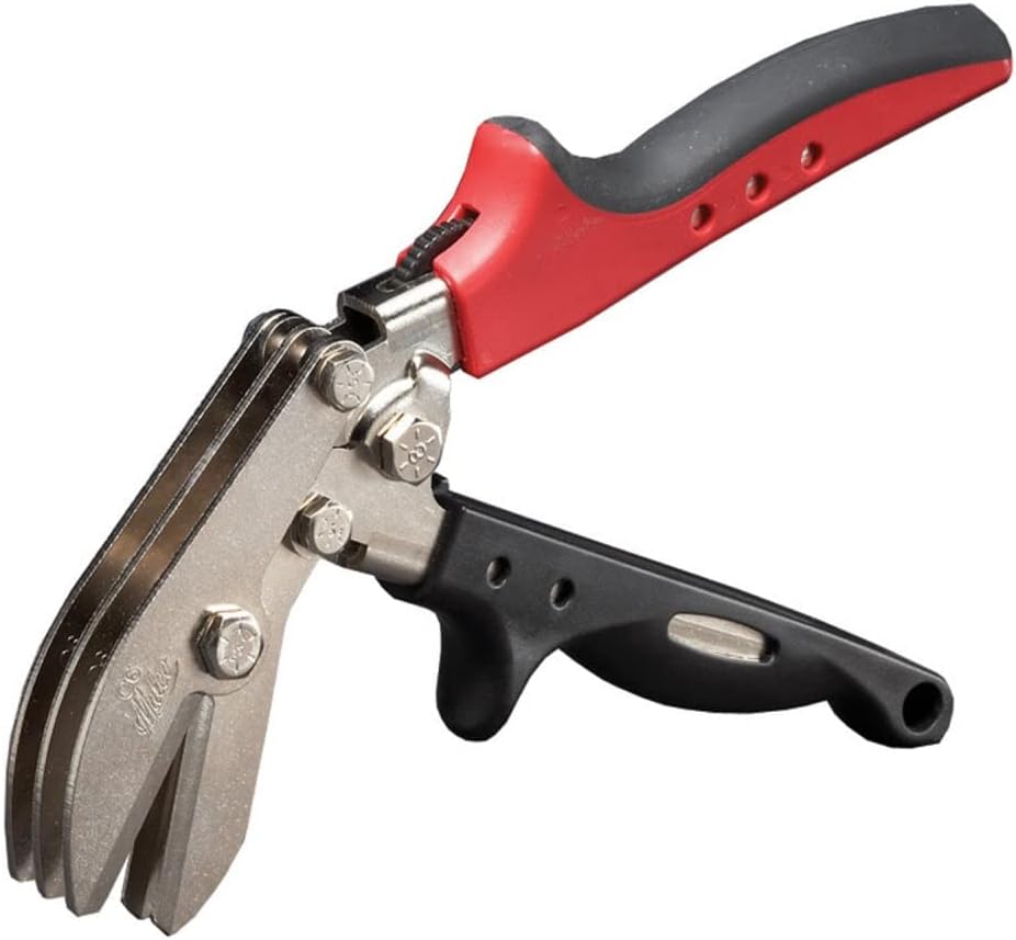 Malco C6R Crimper Steel Red Black 5 Blade Offset