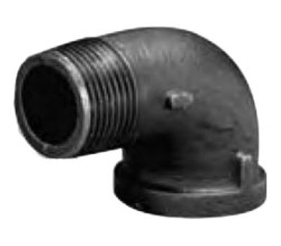 Matco-Norca ZMBLST9002 3/8 In. 90-Degree Street Elbow 150 PSI Lead-Free Black Malleable Iron