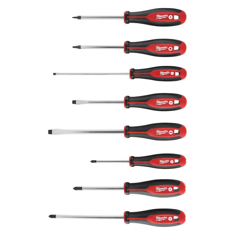 Milwaukee 48-22-2718 8pc Screwdriver Kit with Square Drive