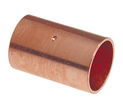 NIBCO 600DS-CB 1/4 in. Sweat Wrot Copper Coupling with Dimpled Tube Stop