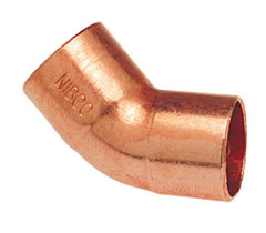 Nibco 606 4 in. Sweat Wrot Copper 45-Degree Elbow Lead Free