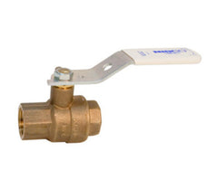 NIBCO T-685-80-LF 1-1/4 in. Brass 2-Piece Full-Port Ball Valve Lead Free