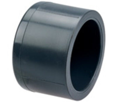 Nibco 4517 Chemtrol 2 Inch Socket PVC Cap Dark Gray