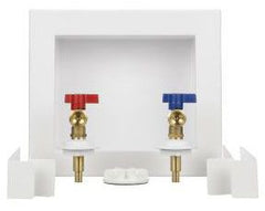 Oatey 38532 Washing Machine Outlet Box with 1/4 Turn Brass Ball Valve 2 Inch Drain