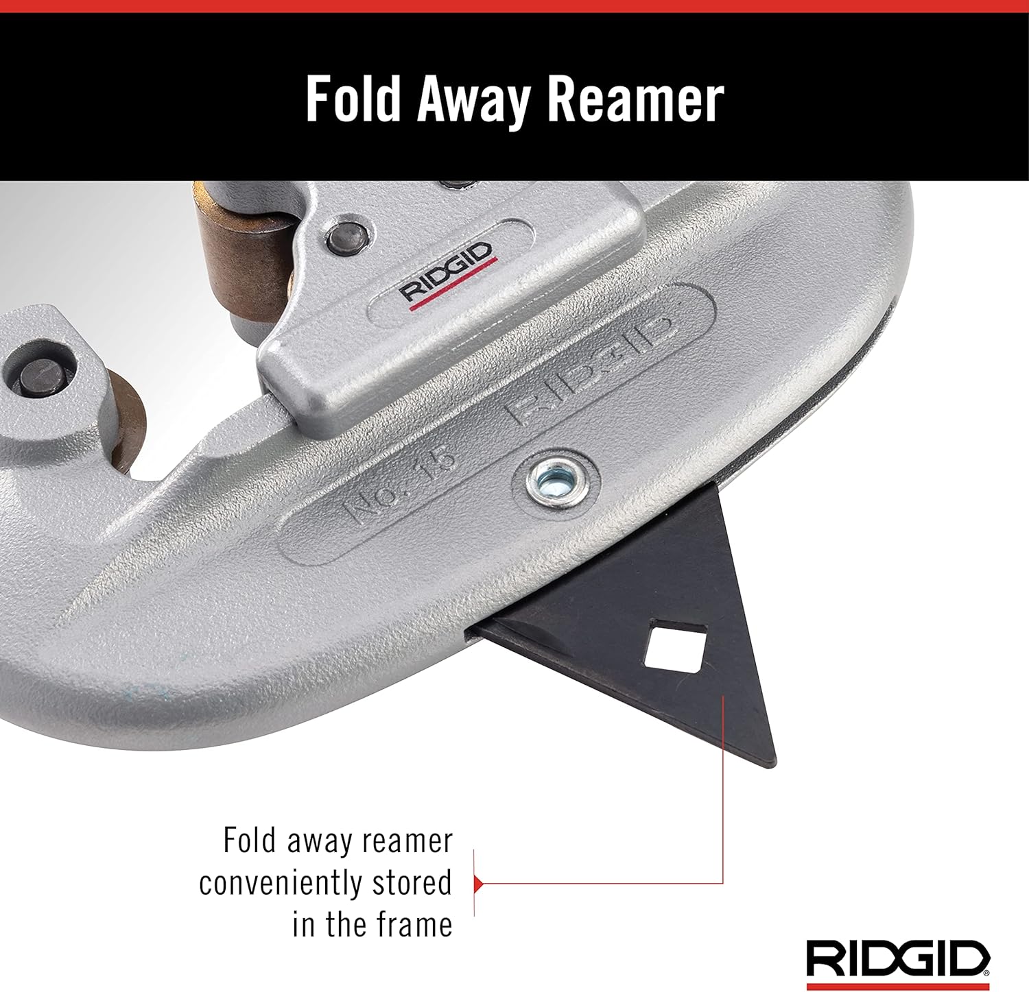 Ridgid 32920 Model 15 Screw Feed 3/16 to 1-1/8 Tubing and Conduit Cutter