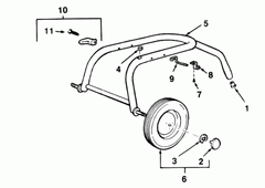 Ridgid 61965 Hook, Cord with Screw for K-75/1500 Drain Cleaning Machines