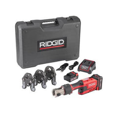 RIDGID 67183 RP 351 Standard Press Tool Kit w/ 18V Battery and Charger (Includes 1/2 to 1 ProPress Jaws)