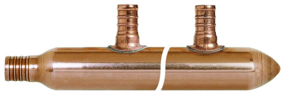 Sioux Chief 672X1090 BranchMaster 3/4 x 1/2 in. PowerPEX Copper 10-Outlet Spin Closed Manifold Lead Free