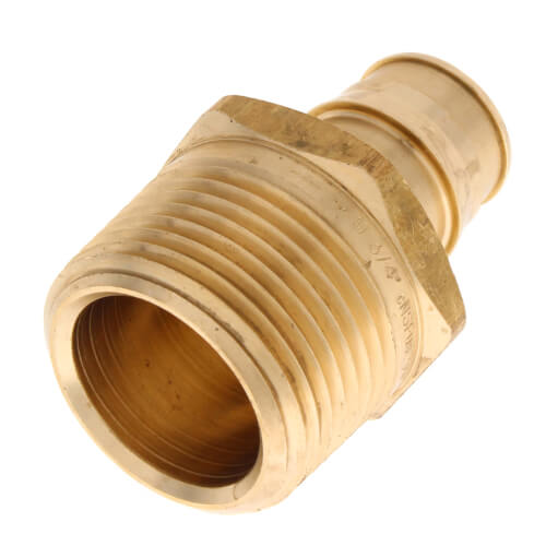 Uponor LF4527510 ProPEX Male Adapter Brass 3/4 x 1 inch Lead-Free