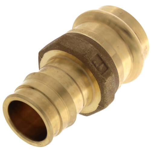 Uponor LFP4511010 ProPEX x Copper Press Brass Adapter Lead-Free 1 inch x 1 inch