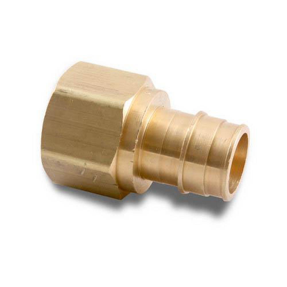 Uponor LF4575075 ProPEX 1/2 in. Brass PEX Expansion x 3/4 in. FPT Adapter