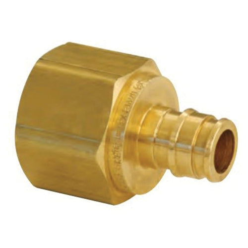 Uponor LF4575075 ProPEX 1/2 in. Brass PEX Expansion x 3/4 in. FPT Adapter