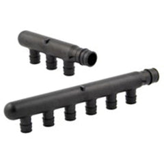 Uponor Q2267550 ProPEX Black Engineered Polymer Multi-Port Tee 3/4 x 1/2 in PEX x Closed x PEX 6-Branch