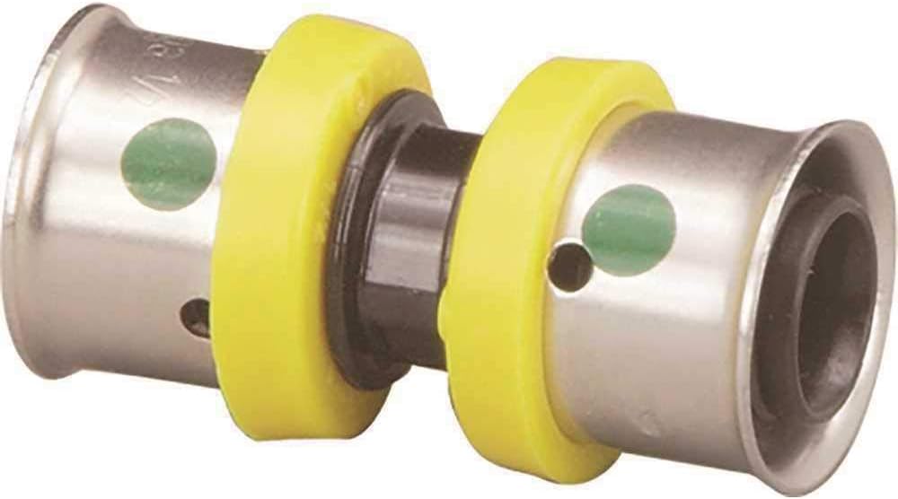 Viega 49403 PureFlow PEX Press Coupling 1/2 inch Polymer