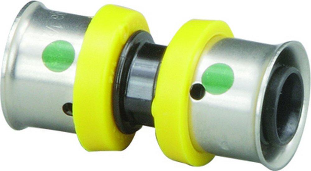 Viega 49398 PureFlow 2 x 1-1/2 Inch Plastic PEX Press Coupling