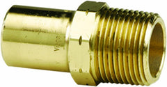 Viega 79380 ProPress Zero Lead Bronze Adapter 1/2-Inch FTG x Male NPT