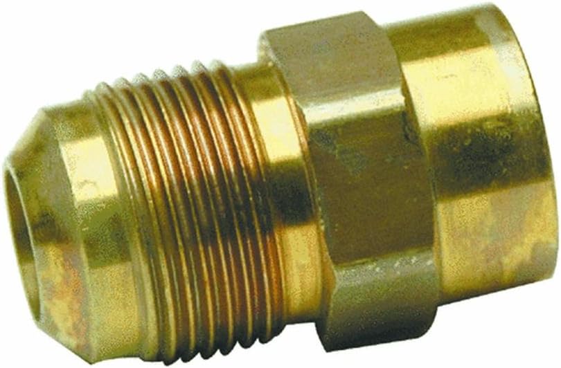 BrassCraft MAU2-10-8 Male Gas Adapter 5/8 inch OD x 1/2 inch MIP x 2 inch Length