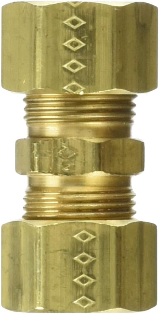 BrassCraft 62-8X 1/2 OD Compression Union Lead-Free Rough Brass