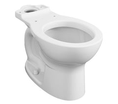 American Standard 3517D.101.020 Cadet Pro Round Front Toilet Bowl 10-Inch Rough-In White 1.6 GPF Floor Mount