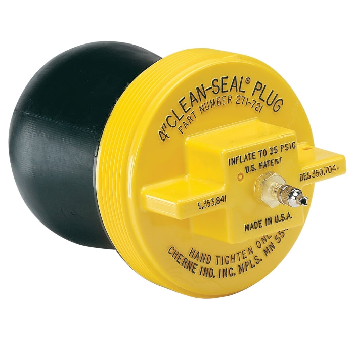 Cherne 271721 Clean-Seal 4 x 4-1/2 in. DWV Systems and Sewer Plug