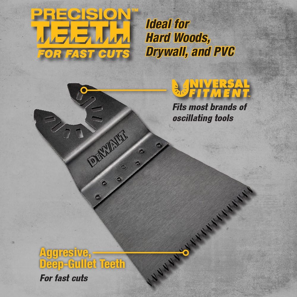 Dewalt DWA4270 Precision Tooth Blade 1-1/4 Inches Metallic Grey