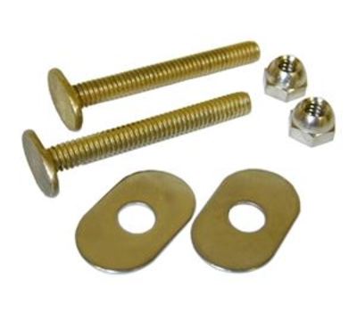 Gene Rich 26-TP 5/16 x 2.25 in. Solid Brass Closet Bolt Combination