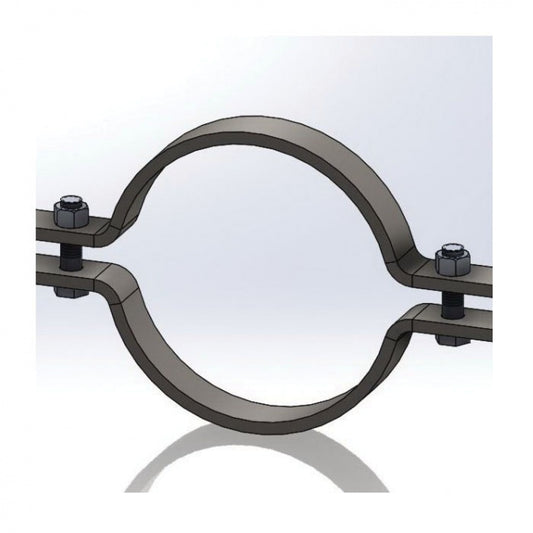 Empire Industries 50G0400 Figure 50 4 in. Electrogalvanized Carbon Steel Riser Clamp for Pipe