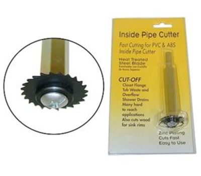 GENE RICH 6471 PVC Inside Pipe Cutter with Zinc-Plated Steel Hex Shaft