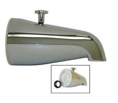 Gene Rich 640-I 5.188 in. Die Cast Zinc Bath/Tub Diverter Spout Chrome-Plated